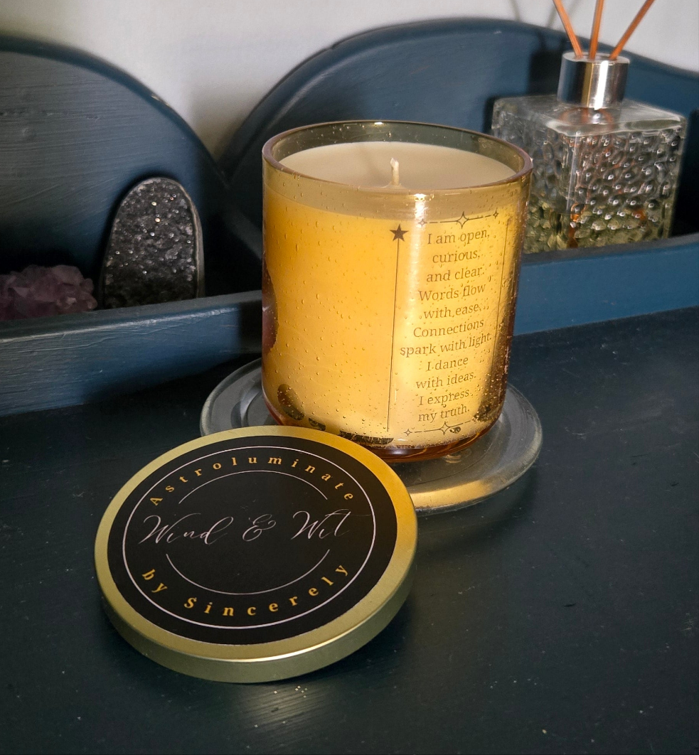 Wind & Wit ☀️♊️ Sun in Gemini Candle